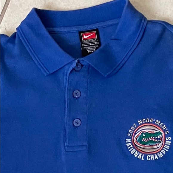 Nike Florida Gators Dri Fit Polo Shirt L - Picture 1 of 7